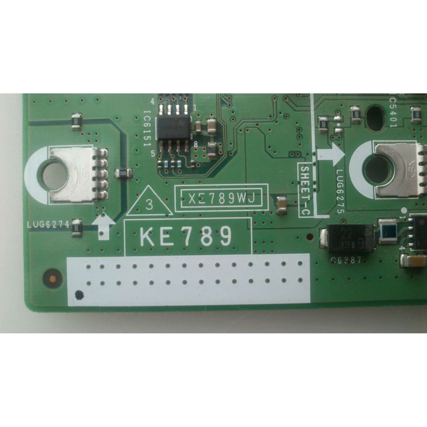 T-CON / SHARP CPWBX4023TPXZ MODELO LC-52D82U - Imagen 2